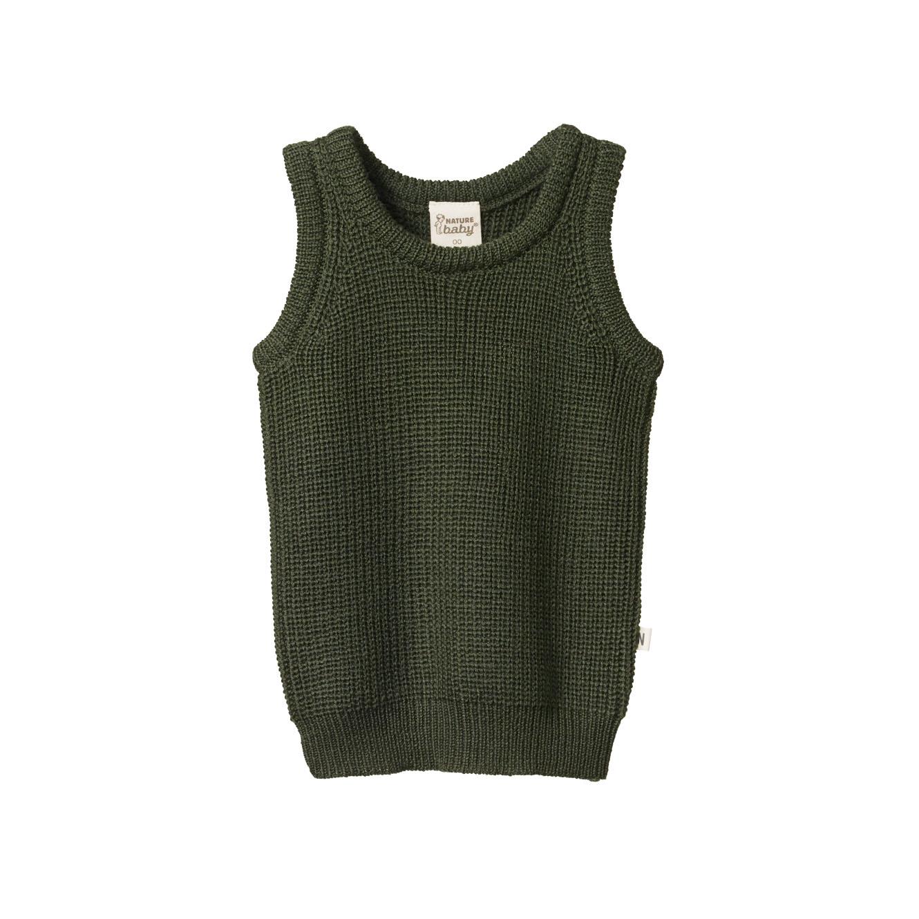 Nature Baby Merino Knit Vest 0-3Y
